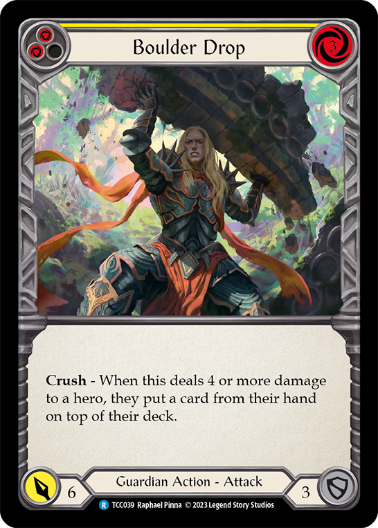 Boulder Drop (Yellow) - Flesh and Blood TCG - MoxLand