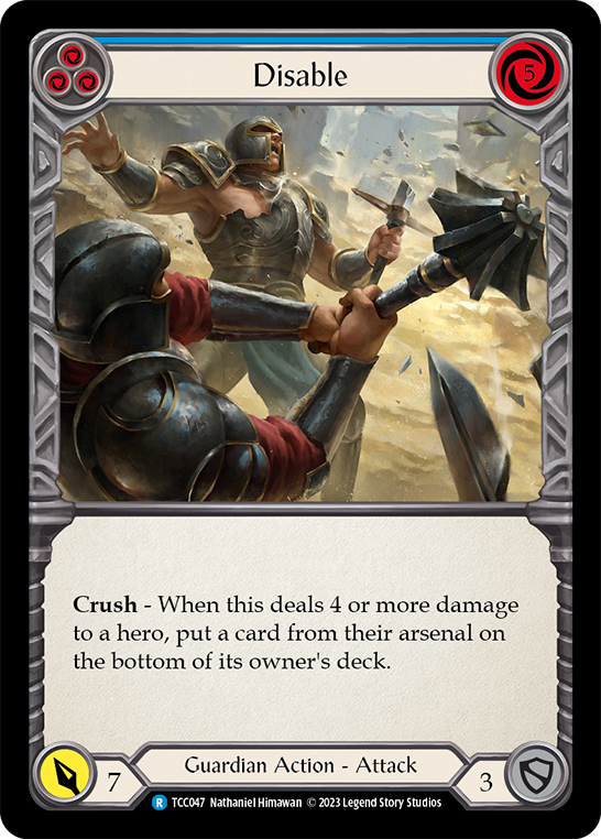 Disable (Blue) - Flesh and Blood TCG - MoxLand