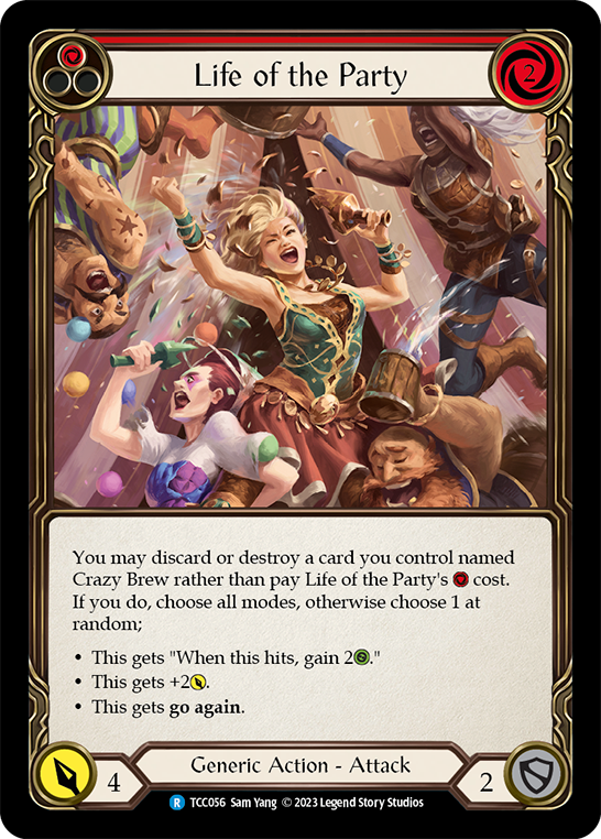 Life of the Party (Red) - Flesh and Blood TCG - MoxLand