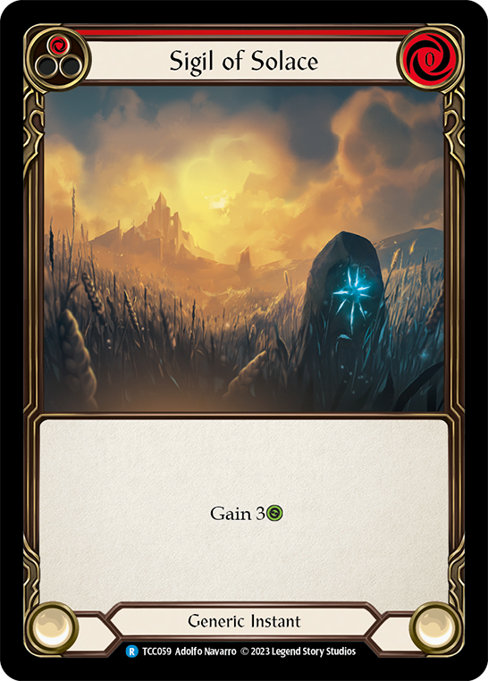 Sigil of Solace (Red) - Flesh and Blood TCG - MoxLand