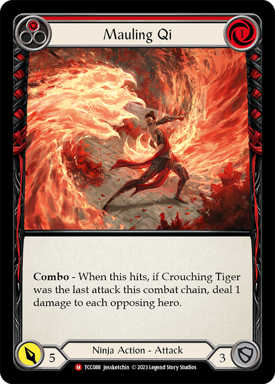 Mauling Qi (Red) - Flesh and Blood TCG - MoxLand