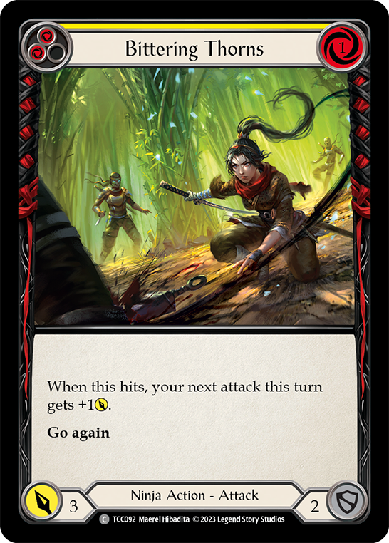 Bittering Thorns (Yellow) - Flesh and Blood TCG - MoxLand