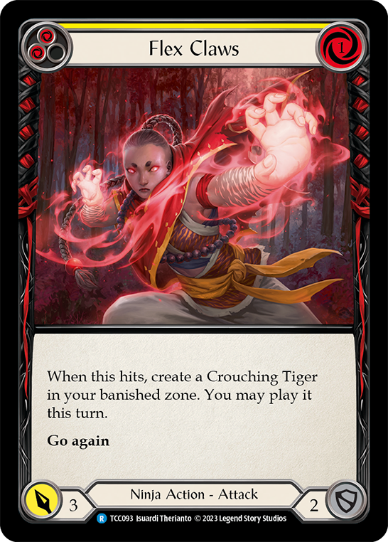 Flex Claws (Yellow) - Flesh and Blood TCG - MoxLand