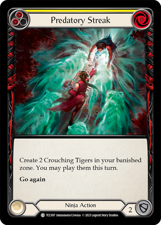 Predatory Streak (Yellow) - Flesh and Blood TCG - MoxLand