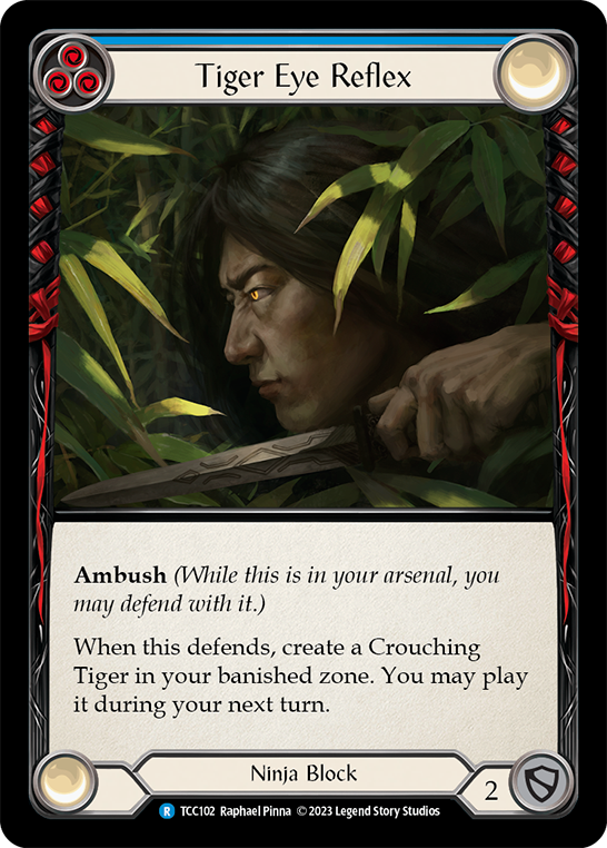Tiger Eye Reflex (Blue) - Flesh and Blood TCG - MoxLand