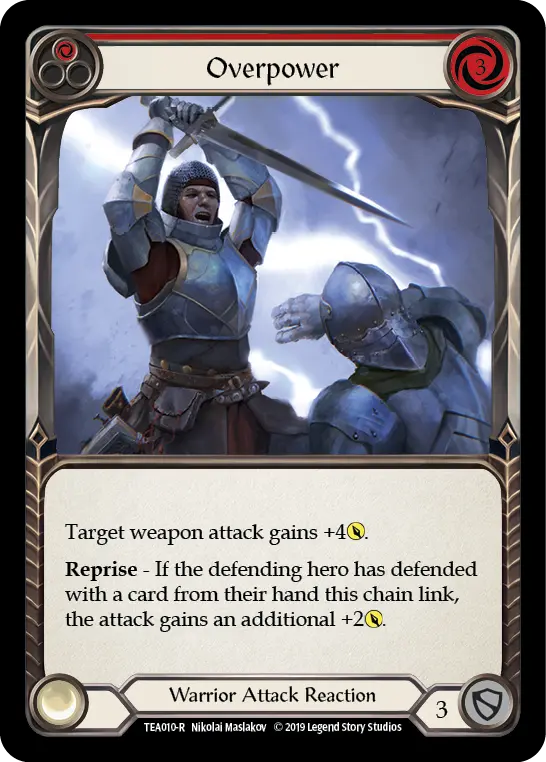 Overpower (Red) - Flesh and Blood TCG - MoxLand
