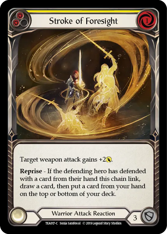 Stroke of Foresight (Yellow) - Flesh and Blood TCG - MoxLand