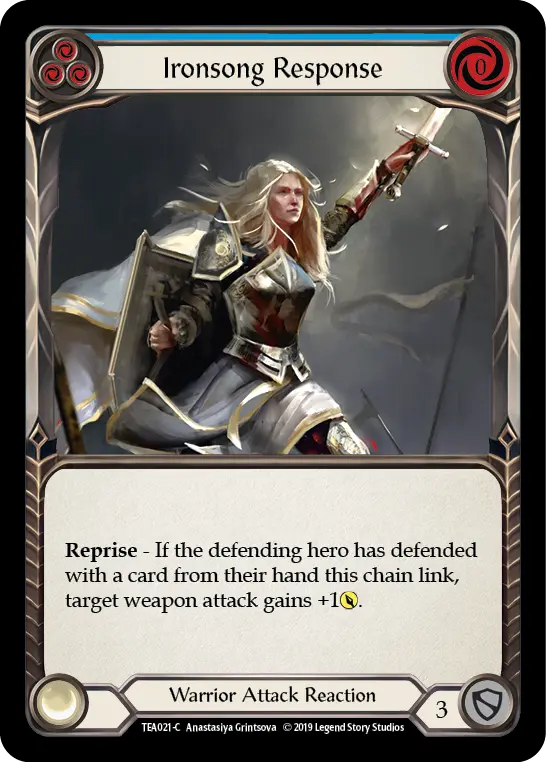 Ironsong Response (Blue) - Flesh and Blood TCG - MoxLand