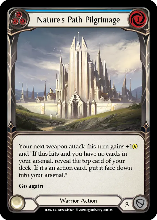 Nature's Path Pilgrimage (Blue) - Flesh and Blood TCG - MoxLand
