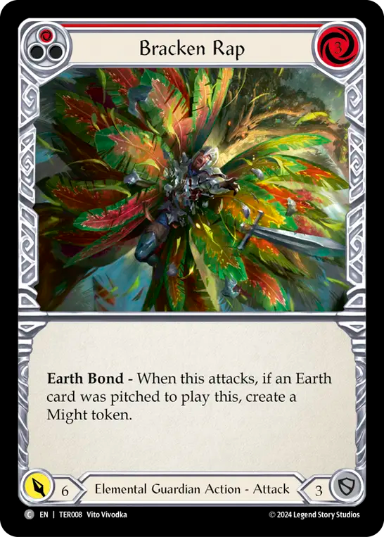 Bracken Rap (Red) - Flesh and Blood TCG - MoxLand