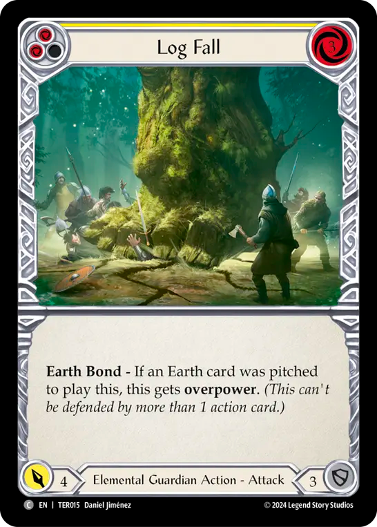 Log Fall (Yellow) - Flesh and Blood TCG - MoxLand