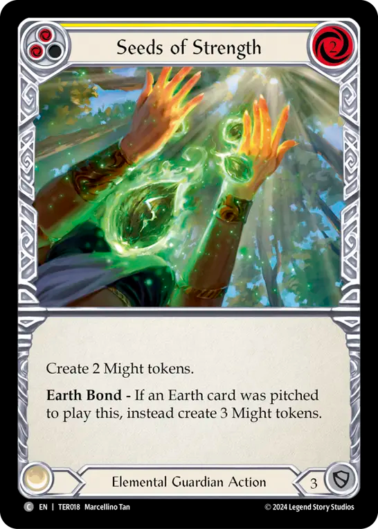 Seeds of Strength (Yellow) - Flesh and Blood TCG - MoxLand