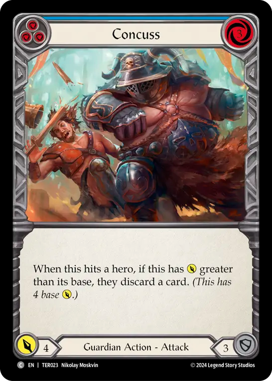 Concuss (Blue) - Flesh and Blood TCG - MoxLand