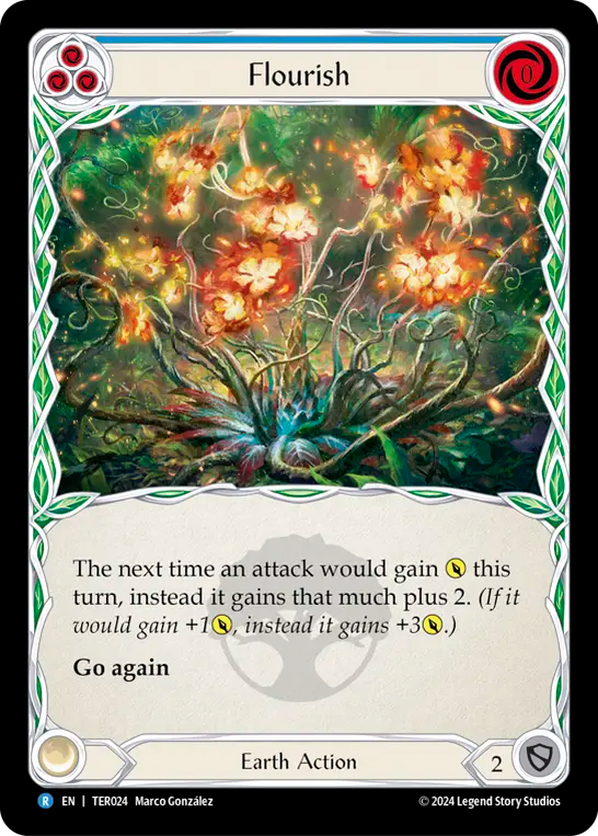 Flourish (Blue) - Flesh and Blood TCG - MoxLand