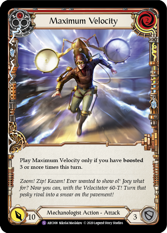 Maximum Velocity (Red) - Flesh and Blood TCG - MoxLand
