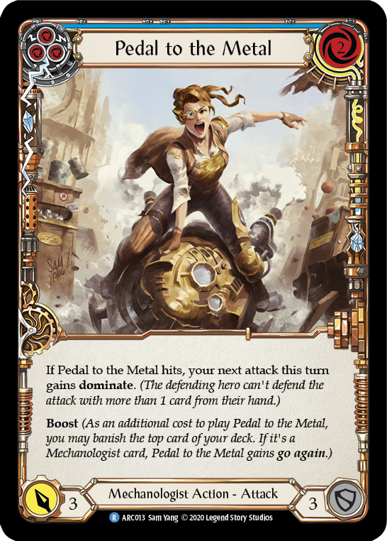 Pedal to the Metal (Blue) - Flesh and Blood TCG - MoxLand