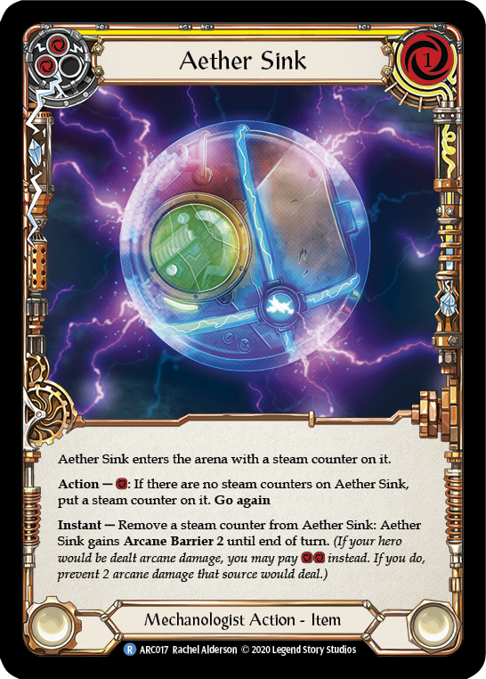 Aether Sink (Yellow) - Flesh and Blood TCG - MoxLand