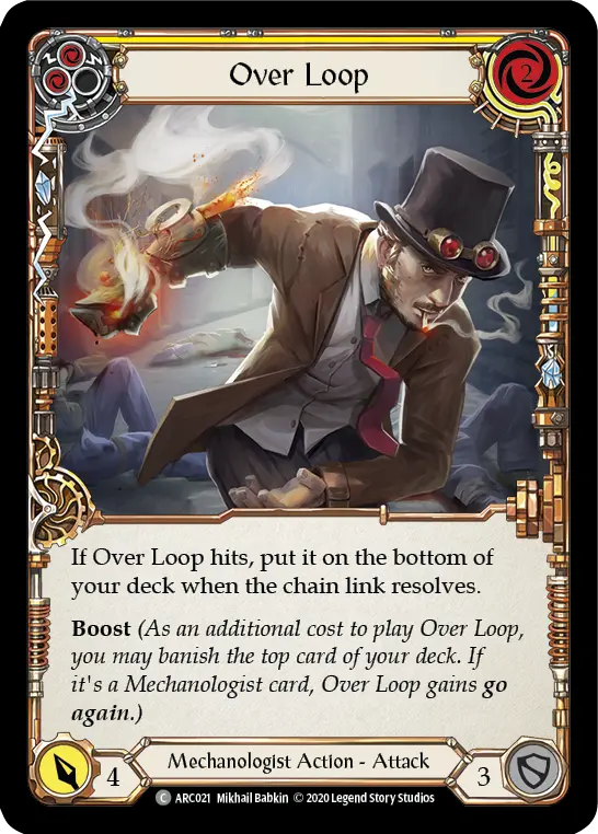 Over Loop (Yellow) - Flesh and Blood TCG - MoxLand