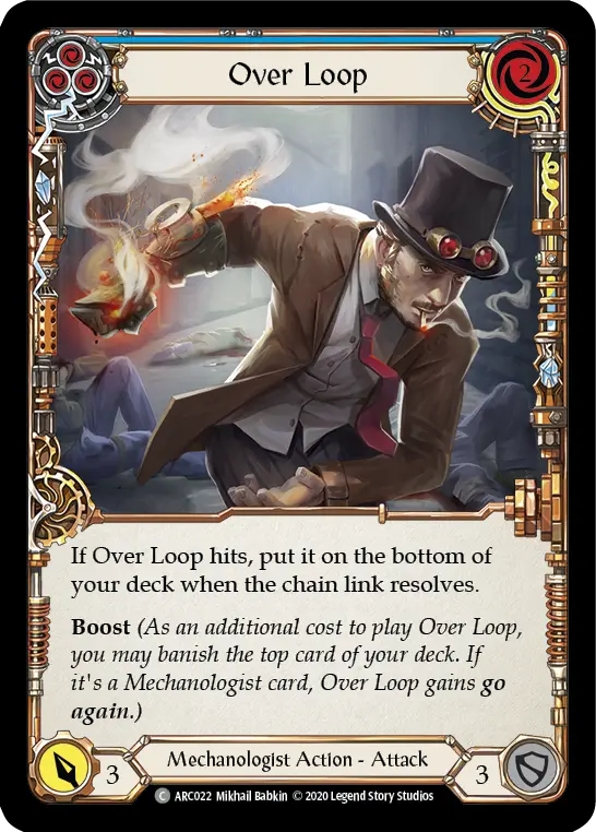 Over Loop (Blue) - Flesh and Blood TCG - MoxLand