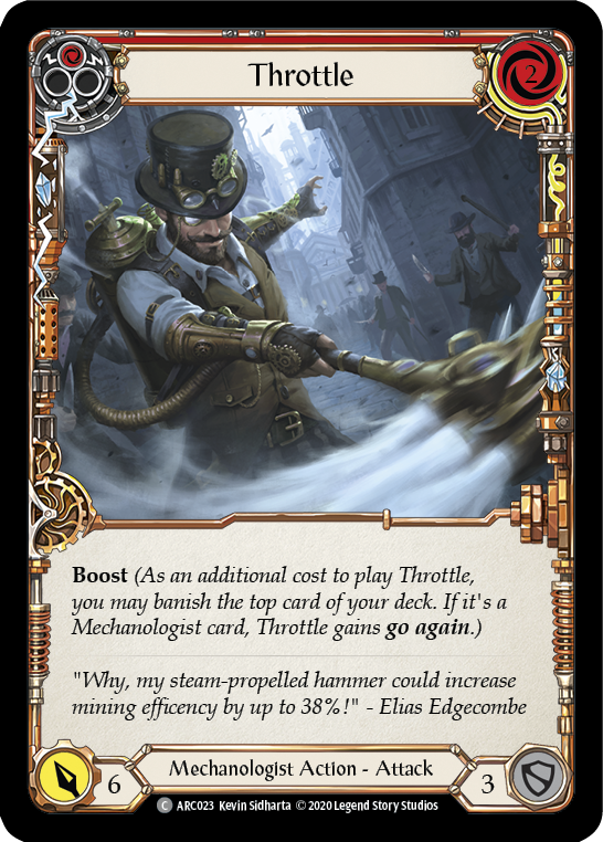 Throttle (Red) - Flesh and Blood TCG - MoxLand
