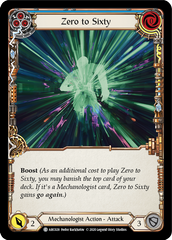 Zero to Sixty (Blue) - Flesh and Blood TCG - MoxLand