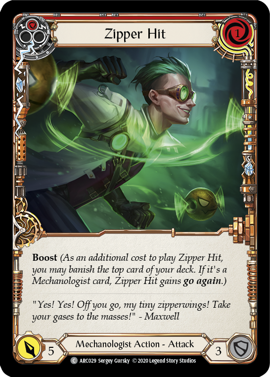 Zipper Hit (Red) - Flesh and Blood TCG - MoxLand