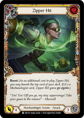 Zipper Hit (Yellow) - Flesh and Blood TCG - MoxLand