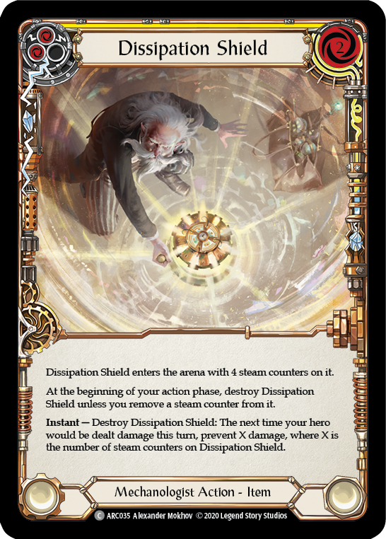 Dissipation Shield (Yellow) - Flesh and Blood TCG - MoxLand