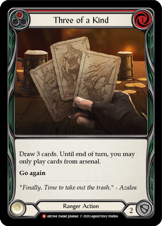 Three of a Kind (Red) - Flesh and Blood TCG - MoxLand