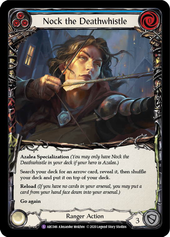 Nock the Deathwhistle (Blue) - Flesh and Blood TCG - MoxLand