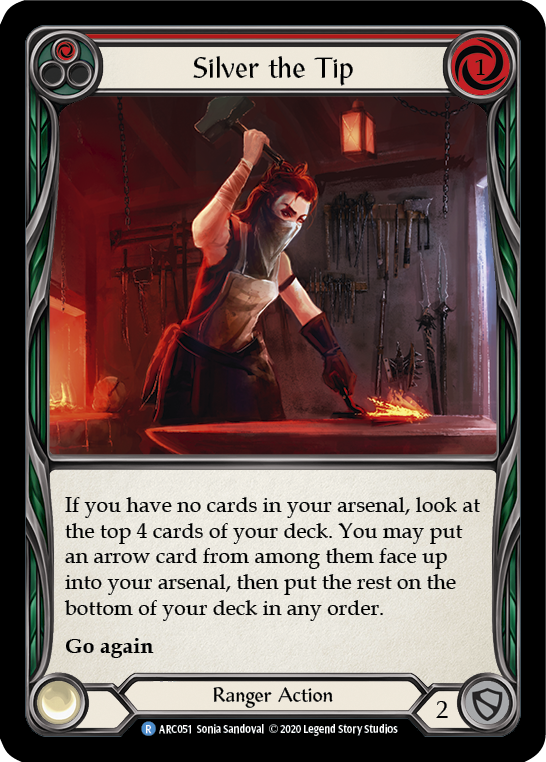 Silver the Tip (Red) - Flesh and Blood TCG - MoxLand