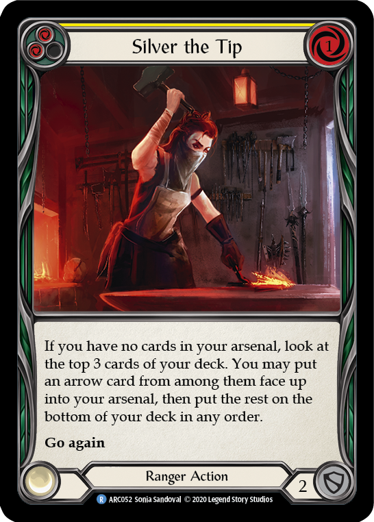Silver the Tip (Yellow) - Flesh and Blood TCG - MoxLand