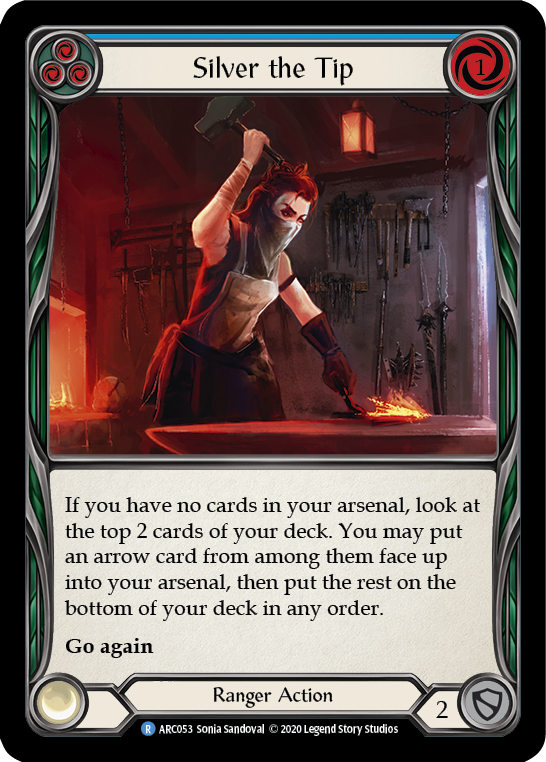 Silver the Tip (Blue) - Flesh and Blood TCG - MoxLand