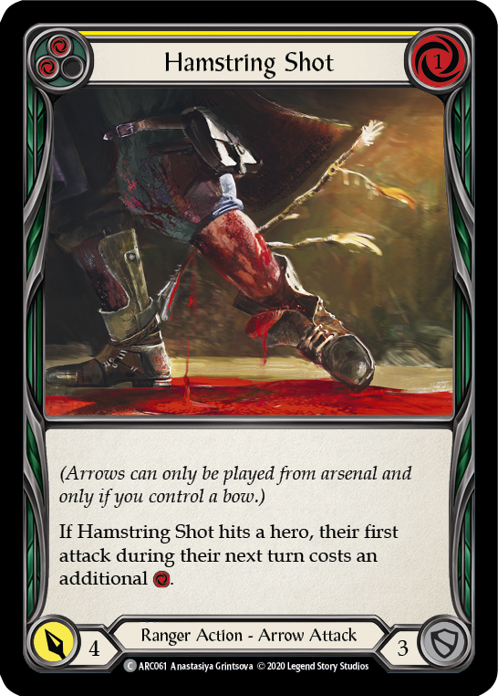 Hamstring Shot (Yellow) - Flesh and Blood TCG - MoxLand