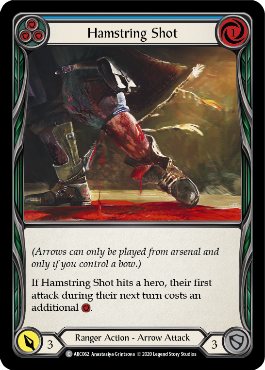 Hamstring Shot (Blue) - Flesh and Blood TCG - MoxLand
