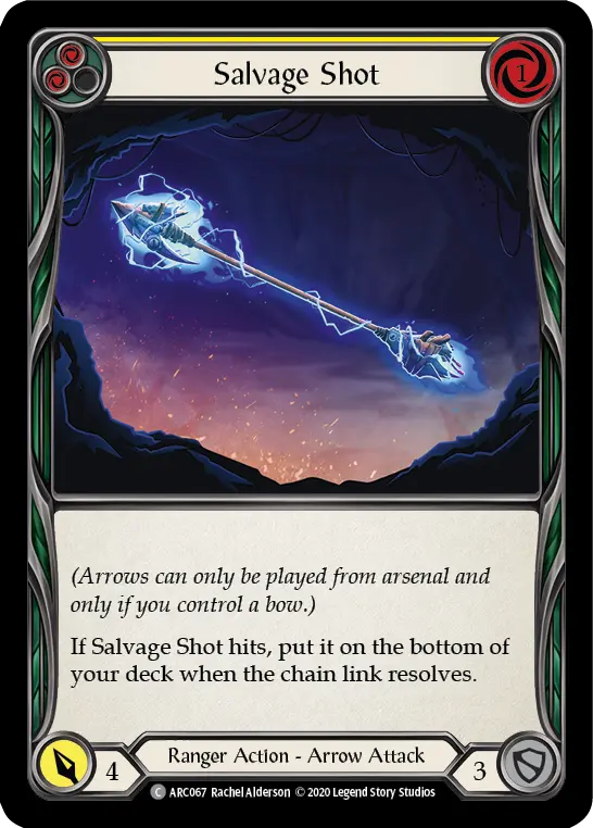 Salvage Shot (Yellow) - Flesh and Blood TCG - MoxLand