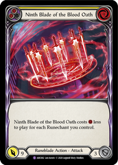 Ninth Blade of the Blood Oath (Yellow) - Flesh and Blood TCG - MoxLand