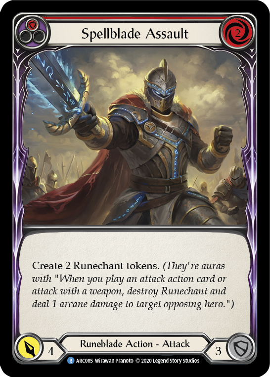 Spellblade Assault (Red) - Flesh and Blood TCG - MoxLand