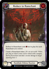Reduce to Runechant (Yellow) - Flesh and Blood TCG - MoxLand