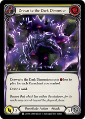 Drawn to the Dark Dimension (Yellow) - Flesh and Blood TCG - MoxLand