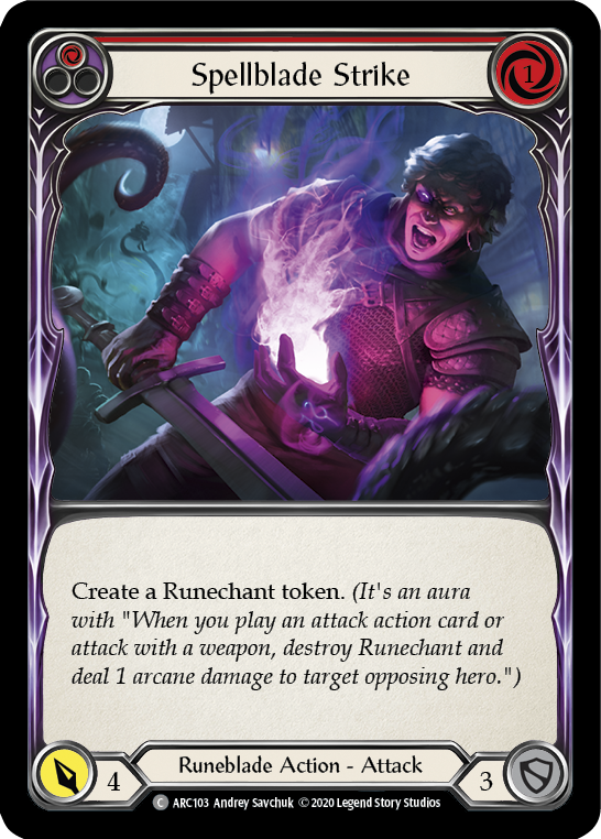 Spellblade Strike (Red) - Flesh and Blood TCG - MoxLand