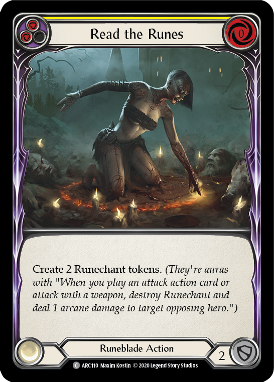 Read the Runes (Yellow) - Flesh and Blood TCG - MoxLand