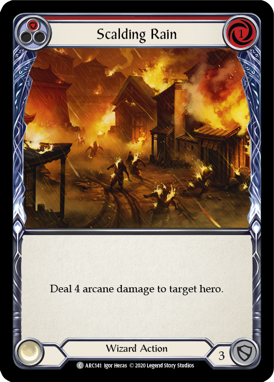 Scalding Rain (Red) - Flesh and Blood TCG - MoxLand