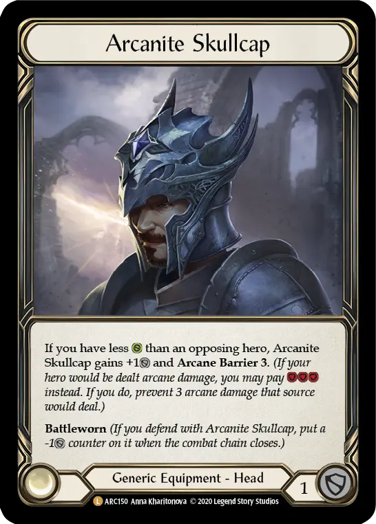 Arcanite Skullcap - Flesh and Blood TCG - MoxLand