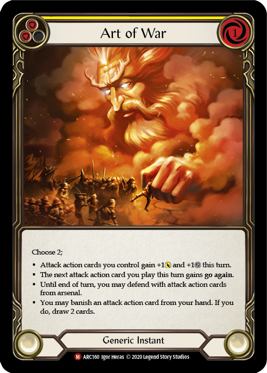 Art of War (Yellow) - Flesh and Blood TCG - MoxLand