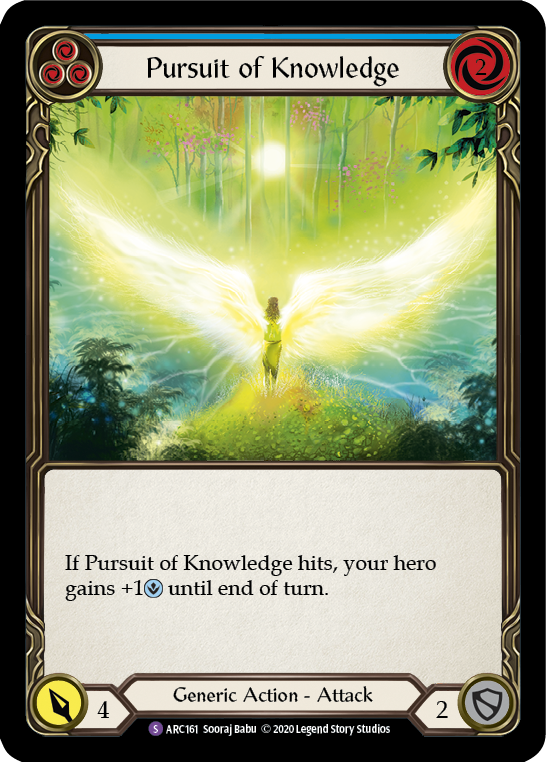 Pursuit of Knowledge (Blue) - Flesh and Blood TCG - MoxLand