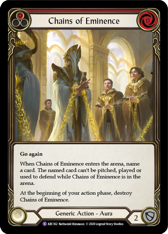 Chains of Eminence (Red) - Flesh and Blood TCG - MoxLand