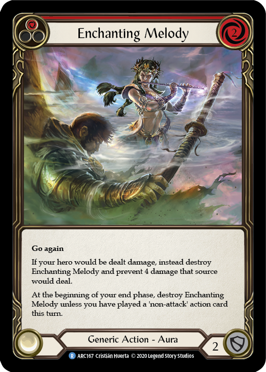 Enchanting Melody (Red) - Flesh and Blood TCG - MoxLand