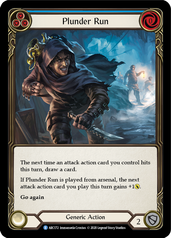 Plunder Run (Blue) - Flesh and Blood TCG - MoxLand