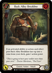Back Alley Breakline (Yellow) - Flesh and Blood TCG - MoxLand